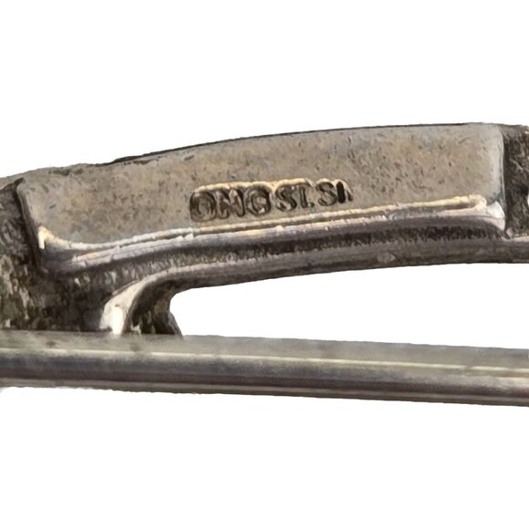 Sterling Silver Scottish Ola Gorie‎ Mackintosh Style Brooch 925 Vintage Flower - Picture 4 of 7